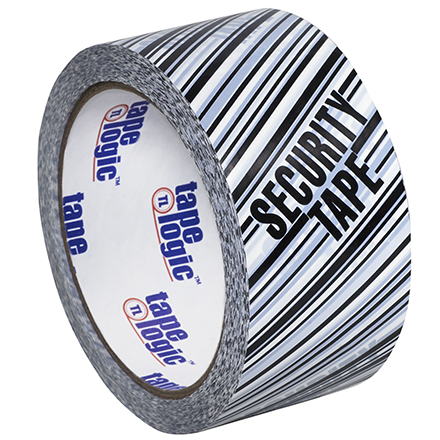 2" x 110 yds. "Security Tape" Print (6 Pack) Tape Logic<span class='rtm'>®</span> Security Tape